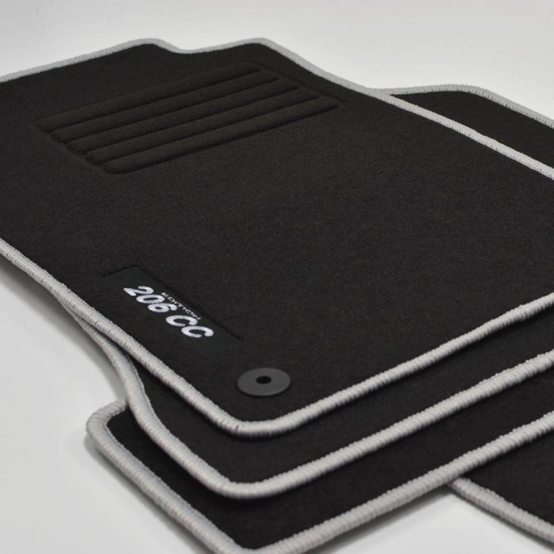 Fußmatten passend für Skoda Karoq (alle) Premium Velours Automatten Matten  Set Autottepich Schwarz 4-teilig
