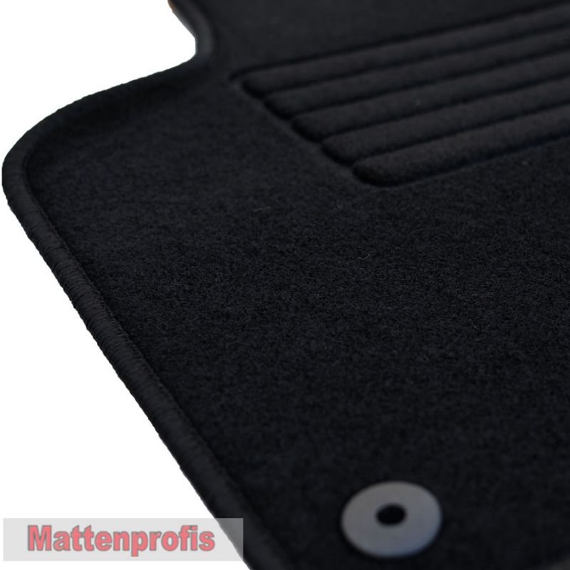 Textil-Fußmatten passend für Ford Fiesta ab 2008 (runde