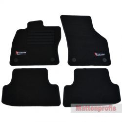 Velours Logo SportLine Fumatten fr Audi A3 Typ 8V Schrgheck ab Bj.08/2012 -