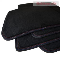 Mattenprofis Velour Fumatten Doppelnaht fr BMW 6er E64 Cabrio Bj.2004 - 2010