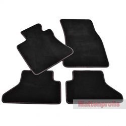 Mattenprofis Velour Fumatten Doppelnaht fr BMW 6er E64 Cabrio Bj.2004 - 2010